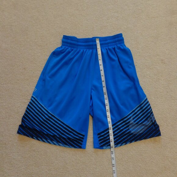 Nike Dri-Fit Elite Basketball Boy’s Shorts Blue‎ Color Pockets Size S - Picture 5 of 9